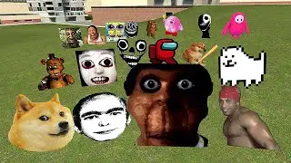 OBUNGA NEXTBOT MEMES CHASE US IN SANDBOX ► Garry's Mod