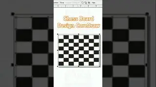 Corel Draw Short video Chess board design | Lunar Computer College