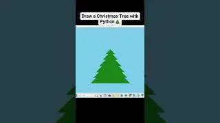 Draw a Christmis Tree with Python #subscribeus for more#christmis #python #codeandteawithsamiullah