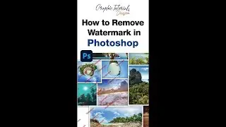 Remove Watermark in Photoshop | #shorts