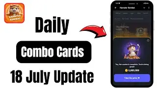 Hamster Kombat Daily Combo Cards //Hamster Kombat Today Combo Cards // Claim 5 Million Coins