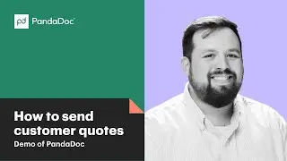 How to send customer quotes [Demo of PandaDoc]