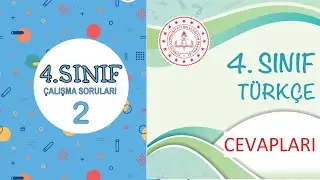 4. Sınıf çalışma soruları kitabı 2 Türkçe cevapları