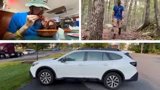 Car Camping in an Apartment Complex || Eating My Favorite Wings || Hiking in Borderland State Park