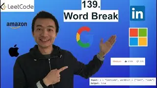 LeetCode 139. Word Break - Interview Prep Ep 79