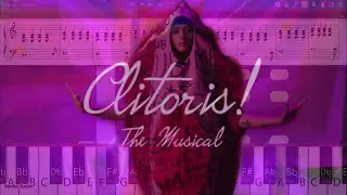 Ashnikko - Clitoris! The Musical [Piano Tutorial | Sheets | MIDI] Synthesia