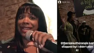 After the RHOA Reunion Kandi Gives Angela Stanton Author of "Lies of A Real Housewife" the Stage