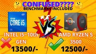 AMD RYZEN 5 3500 VS intel i5-10400f | BENCHMARKS INCLUDED | FULL DETAILED COMPARISON AND REVIEW