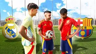 LAMINE YAMAL vs DjMaRiiO vs PAU CUBARSI (RETOS DE FUTBOL)