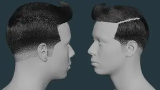 making of Hair in Blender GN V2