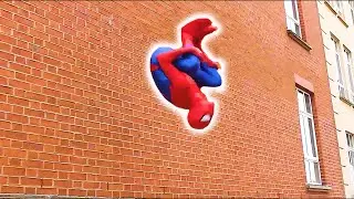 SPIDERMAN Fights Crime | Parkour, Flips & Kicks in Real Life