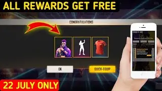 Free Fire Redeem Code Today 22 July | FF Redeem Codes 2021 | Free Fire New Redeem Code 22 July 2021