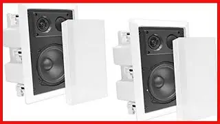 Ceiling Wall Mount Enclosed Speaker - 400 Watt Stereo In-wall / In-ceiling 8" Enclosed Full Range