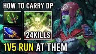 How to Play DP as 1v5 Safelane Hard Carry with Aghanim + Parasma Run At Them Dota 2