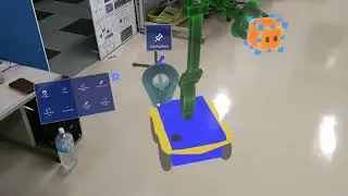 MS Mixed Reality Robot Interaction Demo | Tutorial