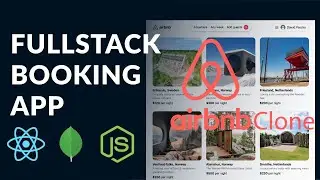 Airbnb Clone Fullstack Booking App using MERN (mongo, express, react, node)
