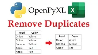 Openpyxl - Remove All Duplicates in Excel Workbooks with Python | Data Automation