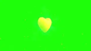 Green Screen Effects| 3D Heart Rotating Green Screen| 2021 Valentine Love