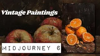 MidJourney 6 Prompts for Vintage Paintings