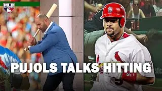 3-time MVP Albert Pujols takes a look at his own swing 👀