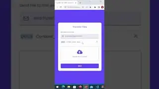 Transfer Files With Upload Files Client-Side #client #css3 #shorts #short  #webdesign