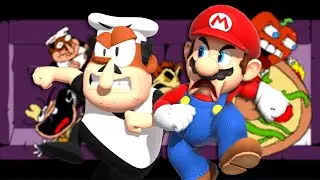 If Mario was in... Pizza Tower