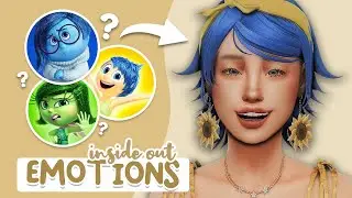 Making INSIDE OUT Emotions as Sims! | Sims 4 Create a Sim