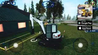 Construction Simulator 4: E55 Excavator Gameplay Max Graphic