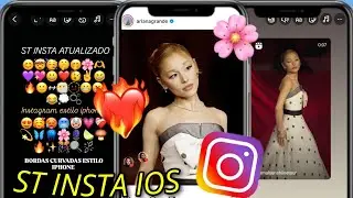 🌸 ST INSTA IOS ATUALIZADO 2024 INSTAGRAM ESTILO IPHONE NO ANDROID.