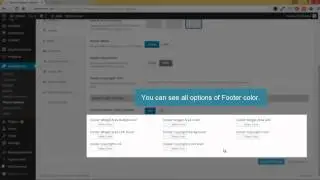 Airslice theme- Video Tutorial - How to change footer color