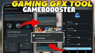 Say Goodbye!! Lags Games On Your Android: Best Gaming GameBooster With GFXTool - Optimize Your Games