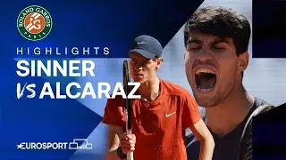 Jannik Sinner vs Carlos Alcaraz | Semi-Final | French Open 2024 Extended Highlights 🇫🇷