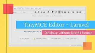 Laravel Project - TinyMCE Image Upload avoiding Base64 format to save database space