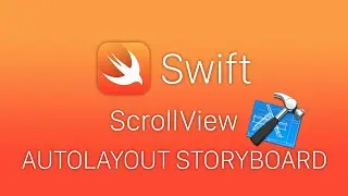 Swift 4 ScrollView Auto layout Storyboard - Уроки Swift 4