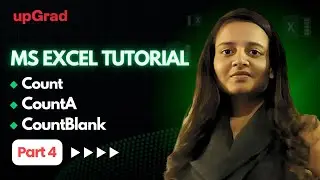 Excel for Fresher Part 4 | Count Function in Excel | How to Use Count Function in Excel | #excel