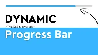 Progress Bar Using HTML, CSS and JavaScript | Less Code | JavaScript Tutorial