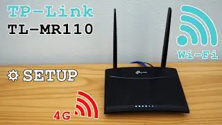 TP-Link TL-MR110 4G Router Wi-Fi • Unboxing, installation, configuration and test