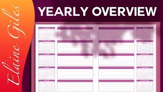 Create a 12 Month Yearly Overview Planner Page Layout in Affinity Publisher