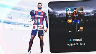 New eFootball PES 2021 FC Barcelona | Pes Mobile 2021 | start of career and iconic players packs