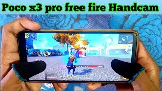 Poco x3 pro free fire handcam gameplay || poco x3 pro free fire gaming test