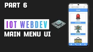 IoT WebDev | Main Menu UI