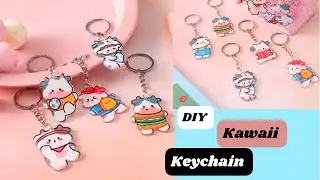 DIY Kawaii Keychain / How to Make Cute Keychain / School Supplies/ Art and craft