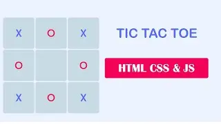 Responsive Tic Tac Toe Game Using HTML, CSS & Javascript