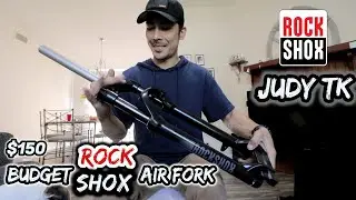 BUDGET ROCKSHOX AIR FORK UNBOXING ROCKSHOX JUDY SILVER TK SOLO AIR