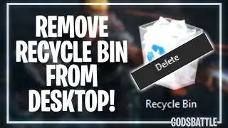 How To Remove RECYCLE BIN from your Desktop - 2022