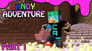 Candy Land Adventure with Cybernova - Part 1 - Killer Gingerbread Babies - Minecraft