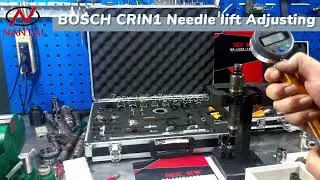 (3) BOSCH CRIN1 Needle lift Adjusting | BOSCH INJECTOR MEASUREMENTS TOOL ! INJECTOR SETTINGS TOOL