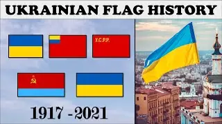 Ukrainian Flag History. Every flag of Ukraine 1917-2021.