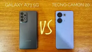 Samsung galaxy a73 5g vs Tecno camon 20 | speed test and full comparison.