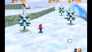 Super Mario 64: Cool Cool Mountain (Frosty Slide for 8 Red Coins) [1080 HD]